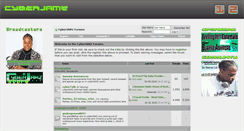 Desktop Screenshot of bbs.cyberjamz.com